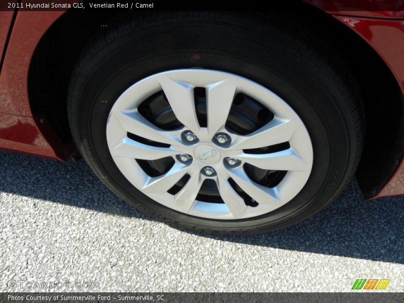 Venetian Red / Camel 2011 Hyundai Sonata GLS