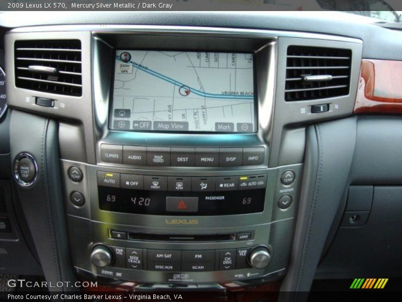 Mercury Silver Metallic / Dark Gray 2009 Lexus LX 570