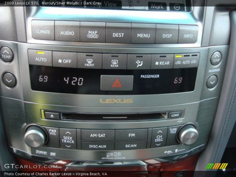 Mercury Silver Metallic / Dark Gray 2009 Lexus LX 570