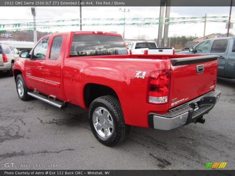  2012 Sierra 1500 SLT Z71 Extended Cab 4x4 Fire Red