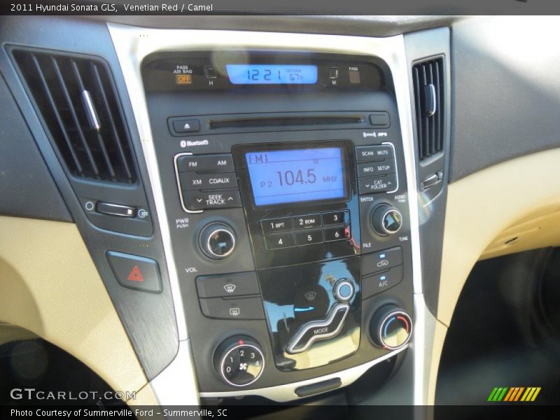 Venetian Red / Camel 2011 Hyundai Sonata GLS