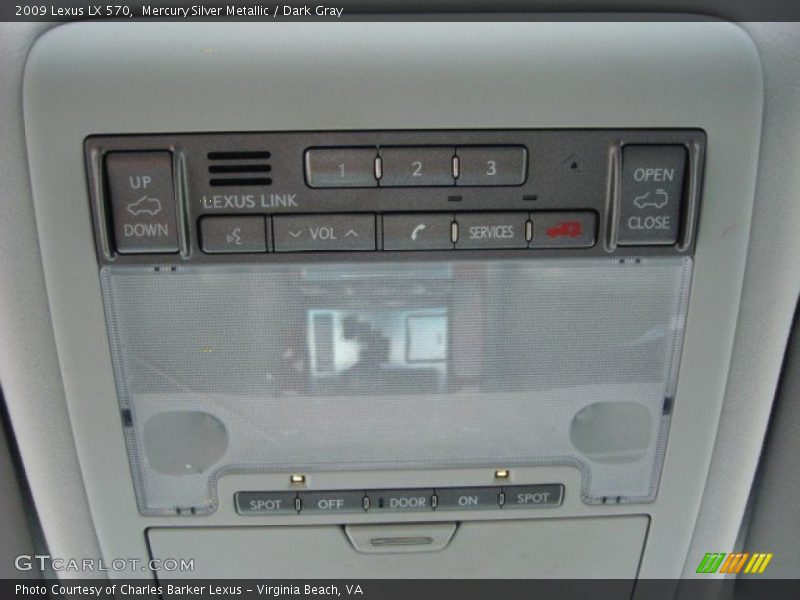 Mercury Silver Metallic / Dark Gray 2009 Lexus LX 570