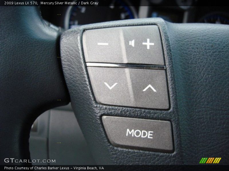 Mercury Silver Metallic / Dark Gray 2009 Lexus LX 570