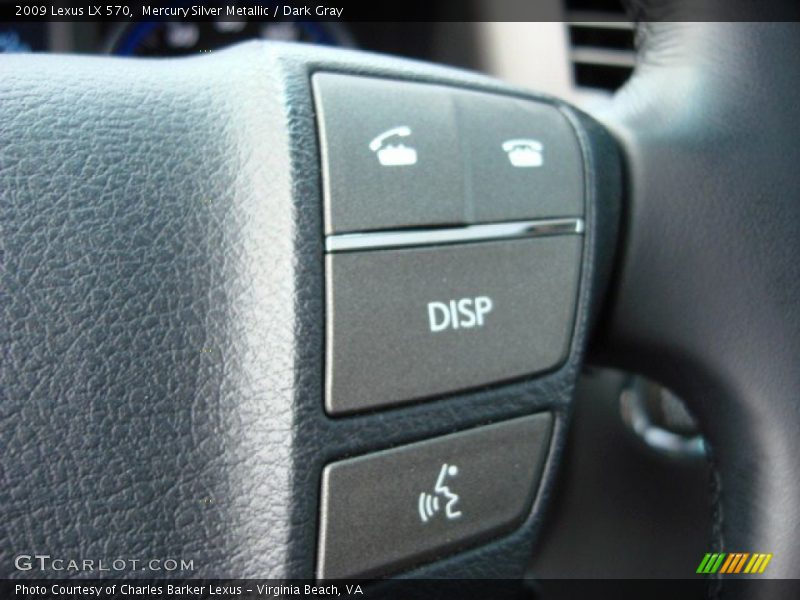 Mercury Silver Metallic / Dark Gray 2009 Lexus LX 570