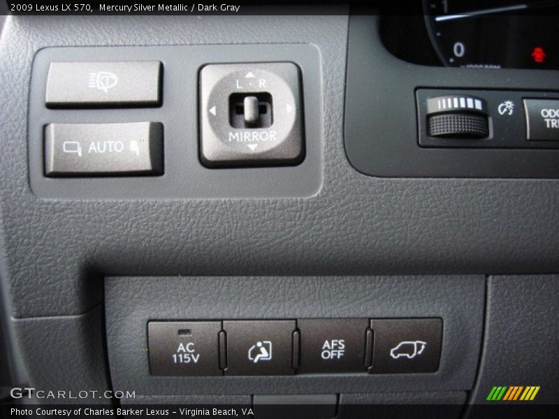 Mercury Silver Metallic / Dark Gray 2009 Lexus LX 570