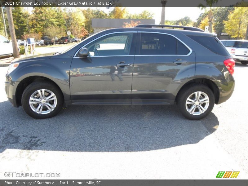 Cyber Gray Metallic / Jet Black 2011 Chevrolet Equinox LT