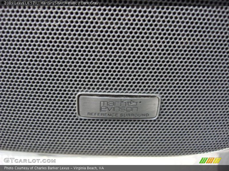 Mercury Silver Metallic / Dark Gray 2009 Lexus LX 570
