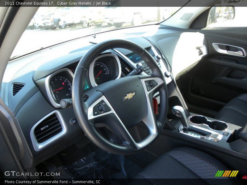 Cyber Gray Metallic / Jet Black 2011 Chevrolet Equinox LT