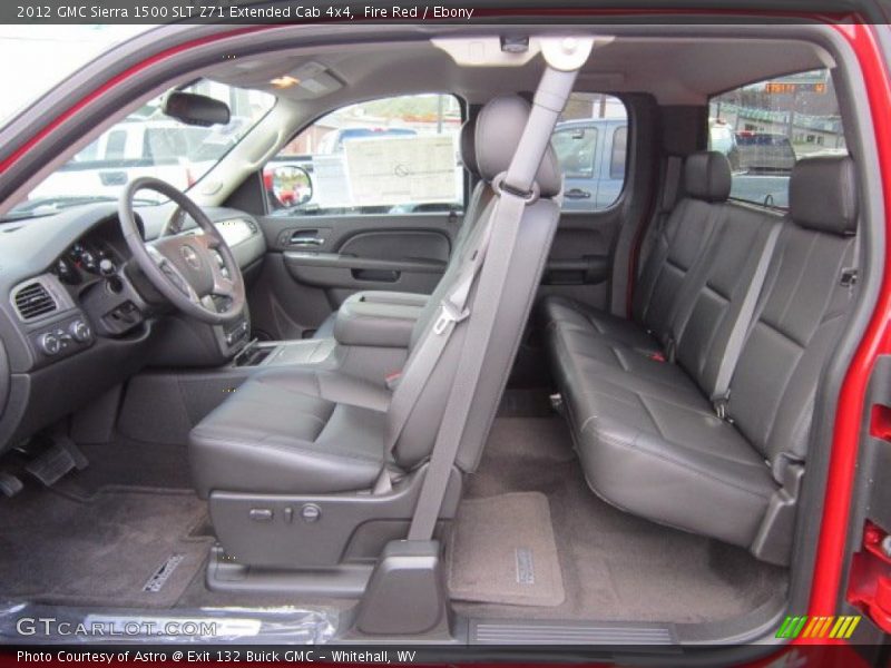  2012 Sierra 1500 SLT Z71 Extended Cab 4x4 Ebony Interior