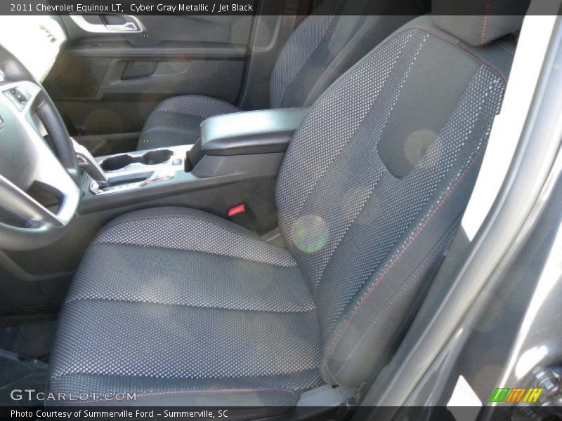 Cyber Gray Metallic / Jet Black 2011 Chevrolet Equinox LT