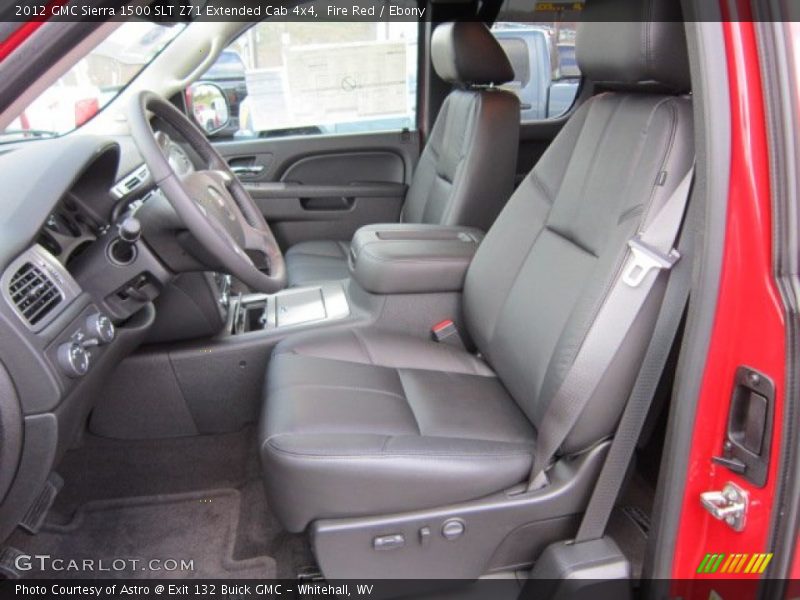 Fire Red / Ebony 2012 GMC Sierra 1500 SLT Z71 Extended Cab 4x4