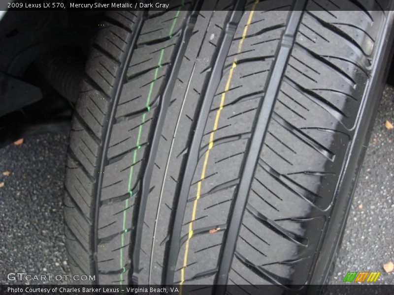 Mercury Silver Metallic / Dark Gray 2009 Lexus LX 570