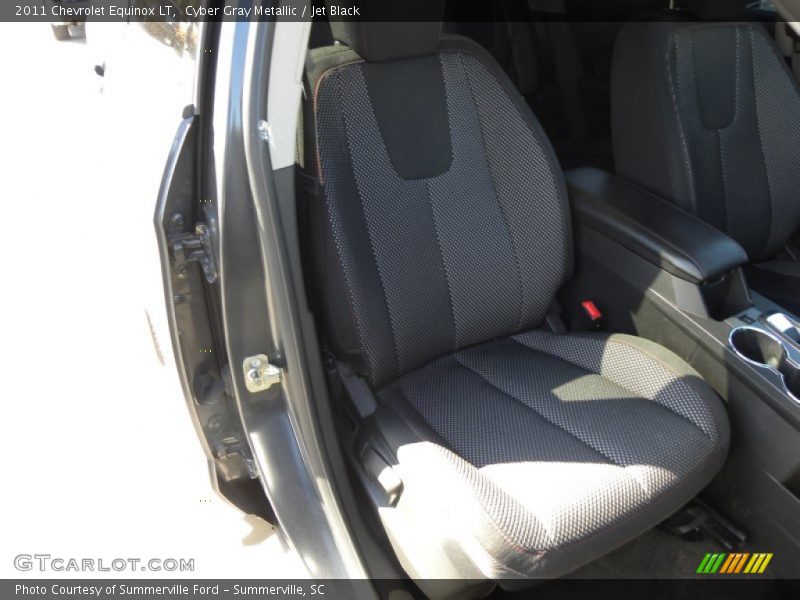 Cyber Gray Metallic / Jet Black 2011 Chevrolet Equinox LT