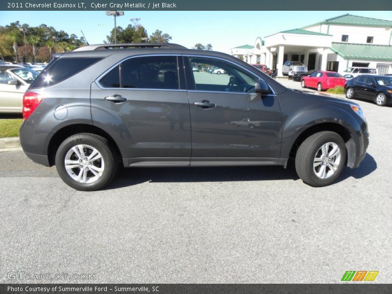 Cyber Gray Metallic / Jet Black 2011 Chevrolet Equinox LT