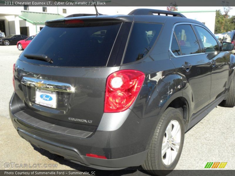 Cyber Gray Metallic / Jet Black 2011 Chevrolet Equinox LT