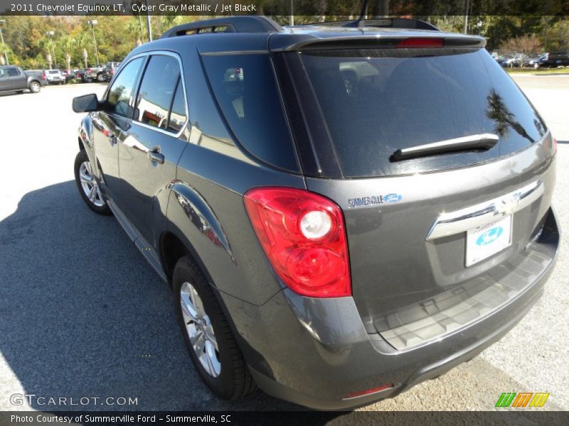 Cyber Gray Metallic / Jet Black 2011 Chevrolet Equinox LT