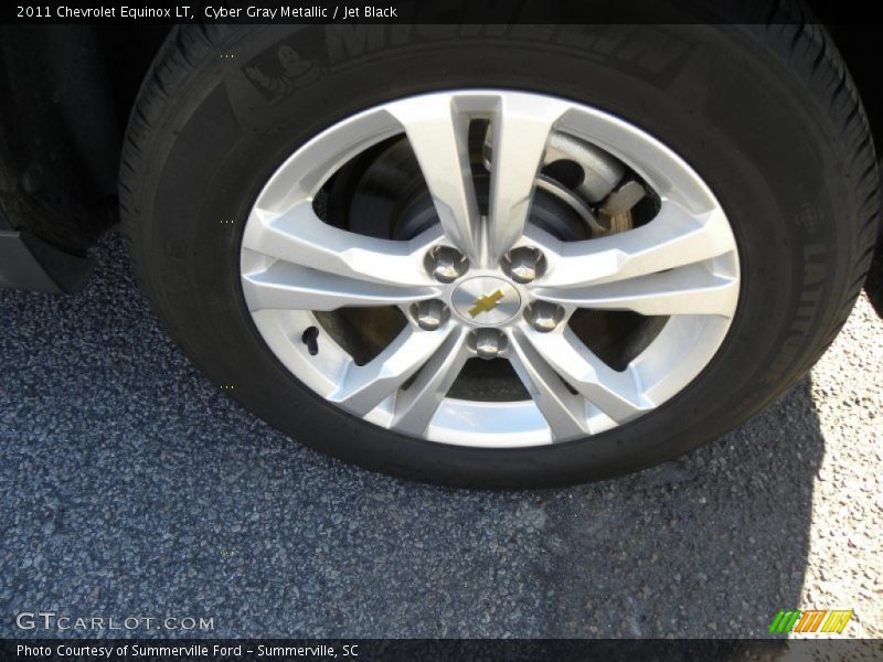 Cyber Gray Metallic / Jet Black 2011 Chevrolet Equinox LT