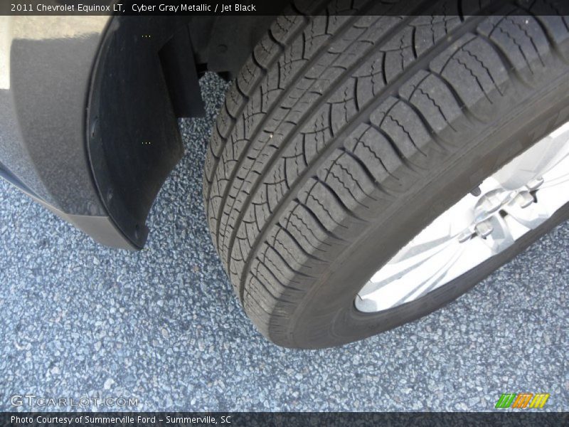 Cyber Gray Metallic / Jet Black 2011 Chevrolet Equinox LT