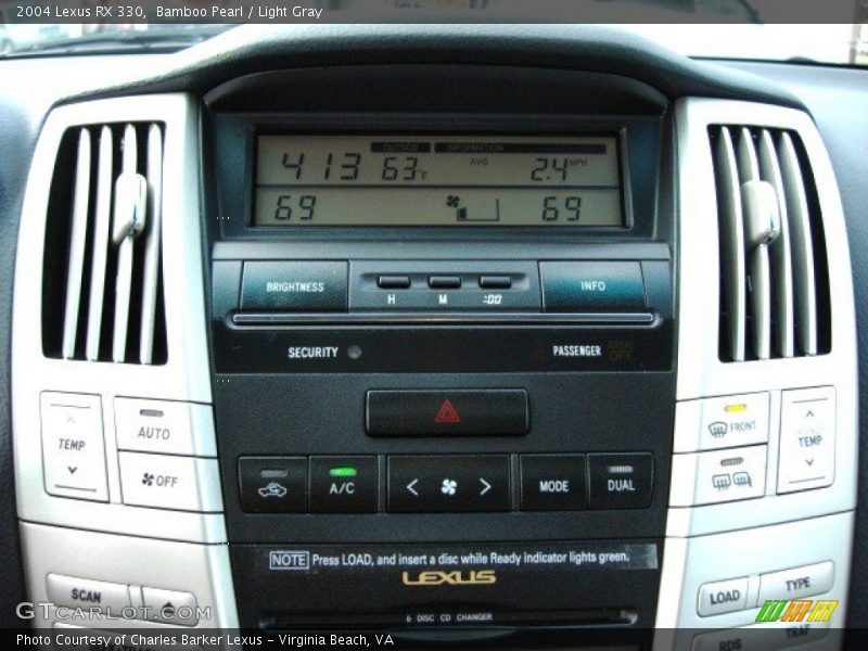 Bamboo Pearl / Light Gray 2004 Lexus RX 330