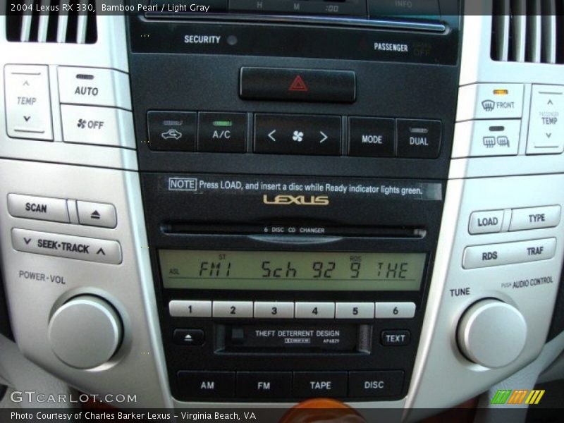 Bamboo Pearl / Light Gray 2004 Lexus RX 330