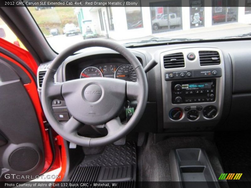 Dashboard of 2012 Canyon SLE Extended Cab 4x4