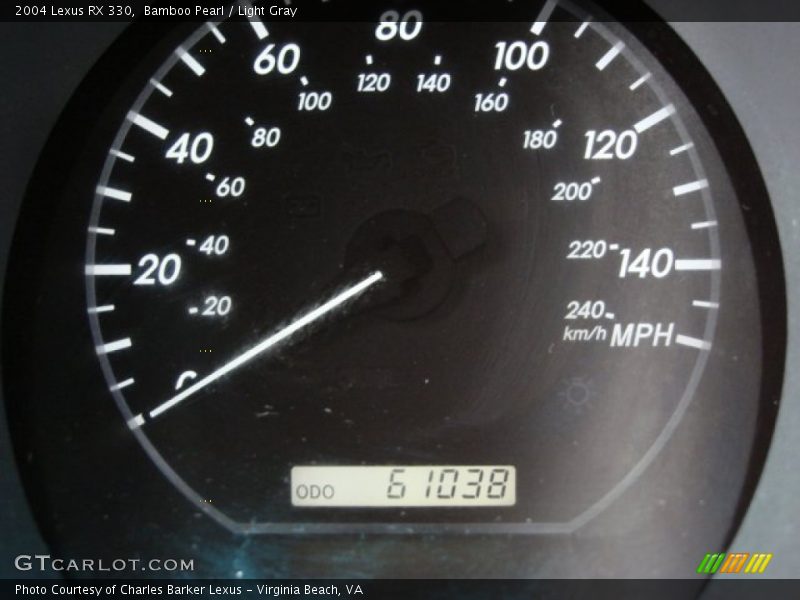 Bamboo Pearl / Light Gray 2004 Lexus RX 330