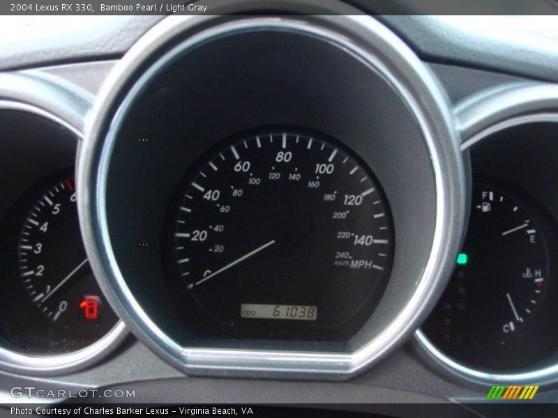 Bamboo Pearl / Light Gray 2004 Lexus RX 330