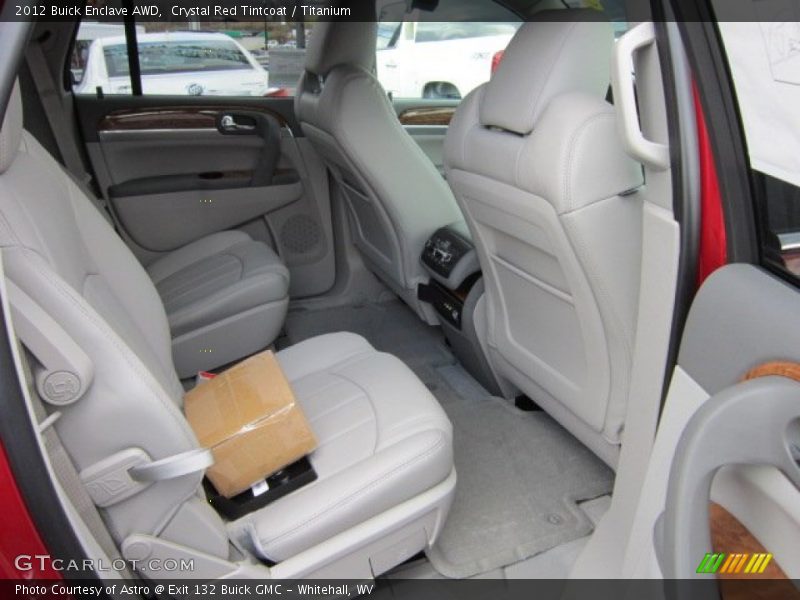 Crystal Red Tintcoat / Titanium 2012 Buick Enclave AWD