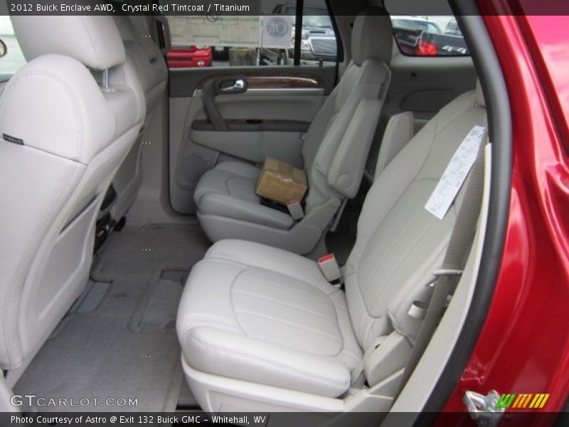 Crystal Red Tintcoat / Titanium 2012 Buick Enclave AWD