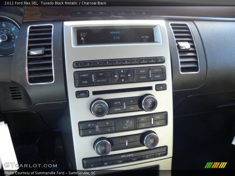Tuxedo Black Metallic / Charcoal Black 2011 Ford Flex SEL
