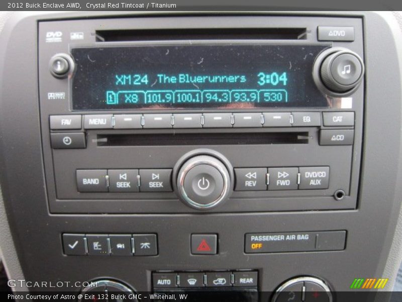 Audio System of 2012 Enclave AWD