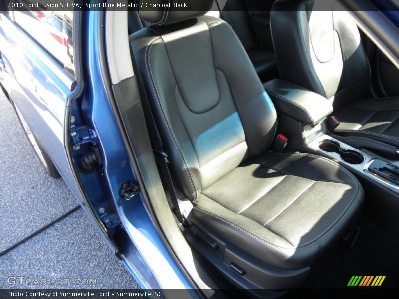 Sport Blue Metallic / Charcoal Black 2010 Ford Fusion SEL V6