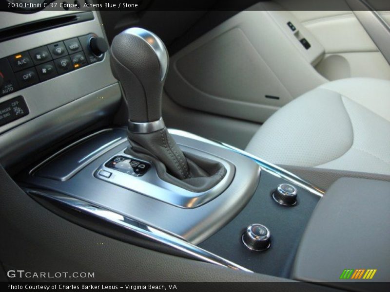 Athens Blue / Stone 2010 Infiniti G 37 Coupe