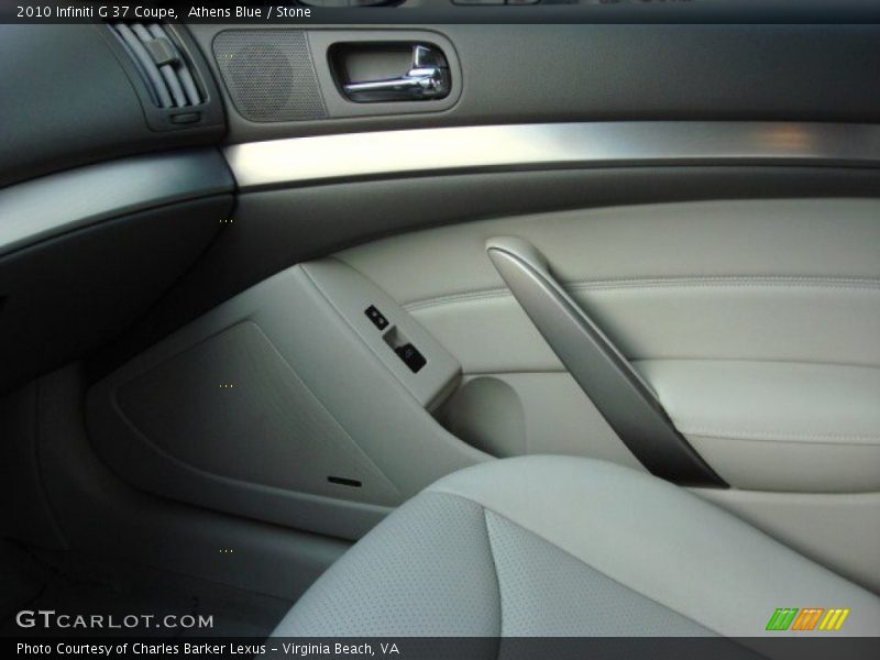 Athens Blue / Stone 2010 Infiniti G 37 Coupe