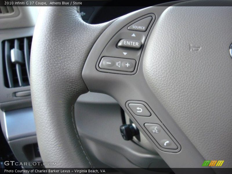 Athens Blue / Stone 2010 Infiniti G 37 Coupe