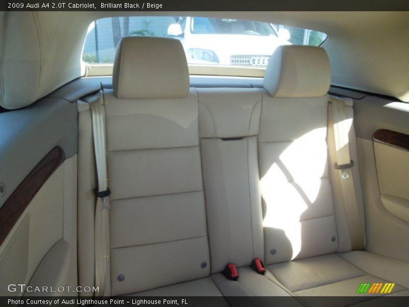 Brilliant Black / Beige 2009 Audi A4 2.0T Cabriolet