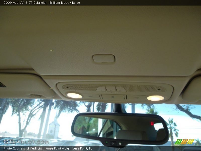 Brilliant Black / Beige 2009 Audi A4 2.0T Cabriolet