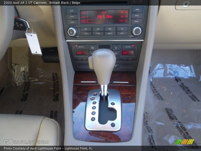 Brilliant Black / Beige 2009 Audi A4 2.0T Cabriolet