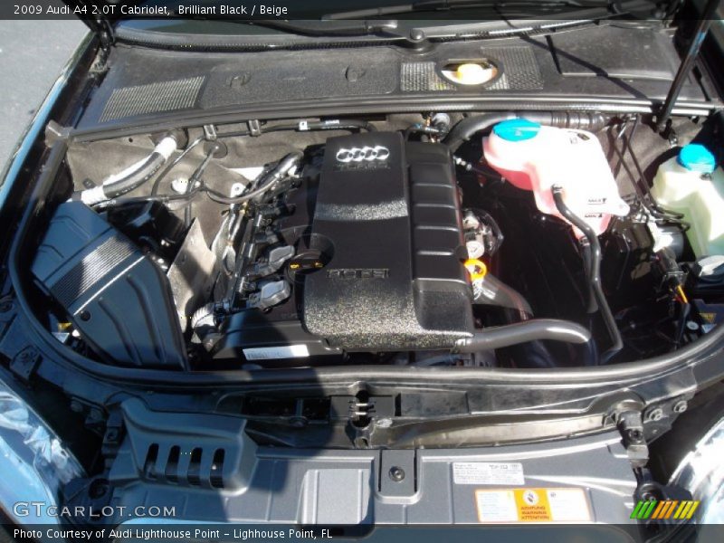 Brilliant Black / Beige 2009 Audi A4 2.0T Cabriolet