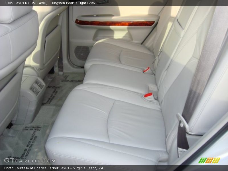 Tungsten Pearl / Light Gray 2009 Lexus RX 350 AWD