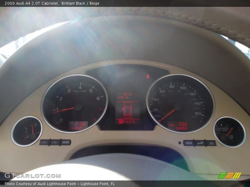 Brilliant Black / Beige 2009 Audi A4 2.0T Cabriolet
