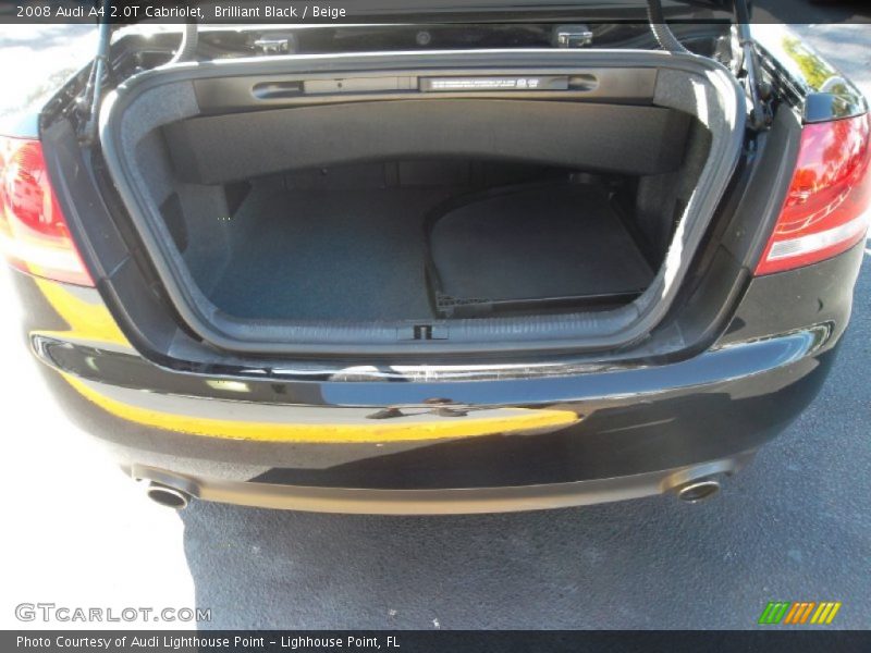 Brilliant Black / Beige 2008 Audi A4 2.0T Cabriolet