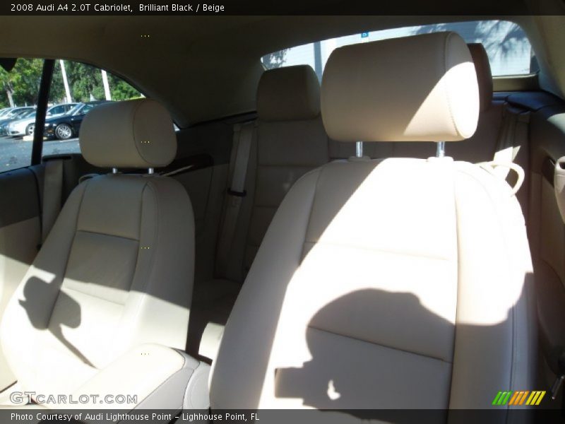 Brilliant Black / Beige 2008 Audi A4 2.0T Cabriolet