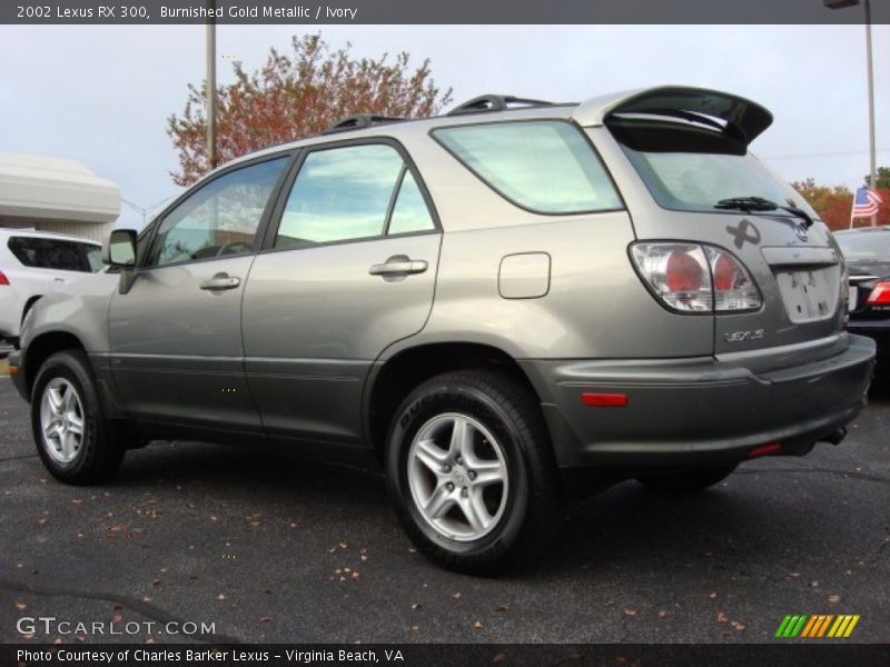 Burnished Gold Metallic / Ivory 2002 Lexus RX 300