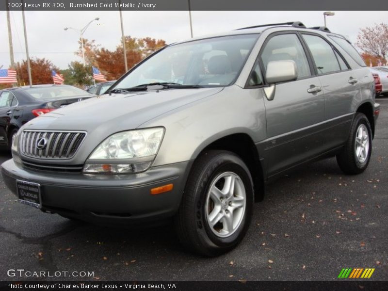 Burnished Gold Metallic / Ivory 2002 Lexus RX 300