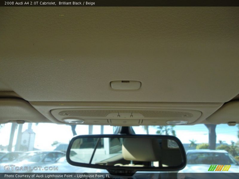 Brilliant Black / Beige 2008 Audi A4 2.0T Cabriolet