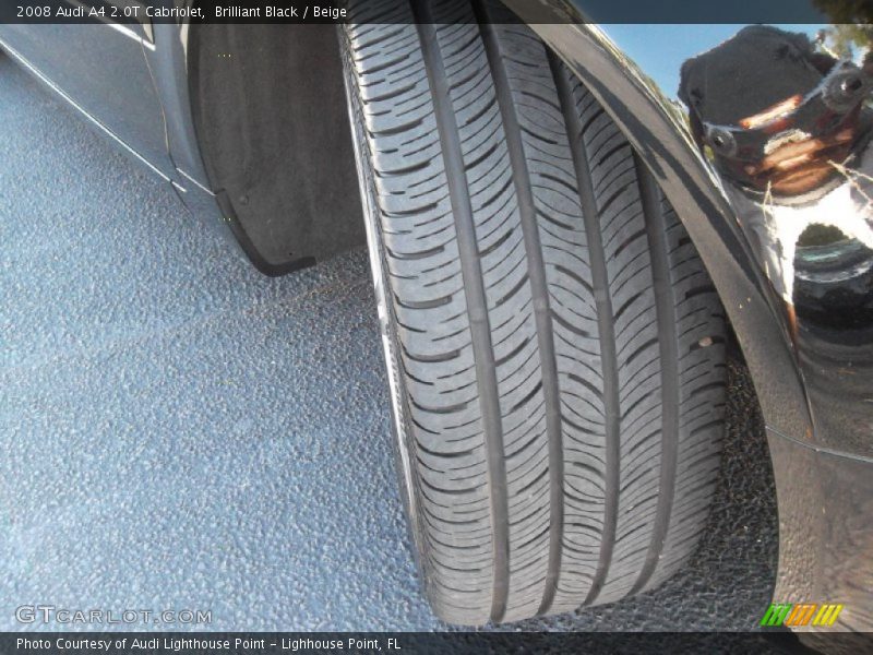 Brilliant Black / Beige 2008 Audi A4 2.0T Cabriolet