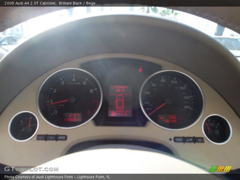 Brilliant Black / Beige 2008 Audi A4 2.0T Cabriolet