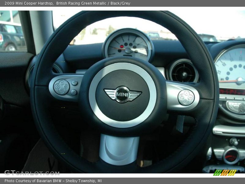 British Racing Green Metallic / Black/Grey 2009 Mini Cooper Hardtop