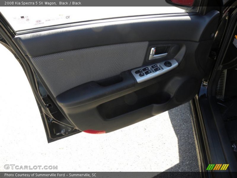 Black / Black 2008 Kia Spectra 5 SX Wagon
